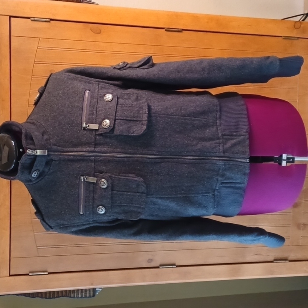 VINTAGE MAXUM STUDIO CROPPED STREETWEAR COAT